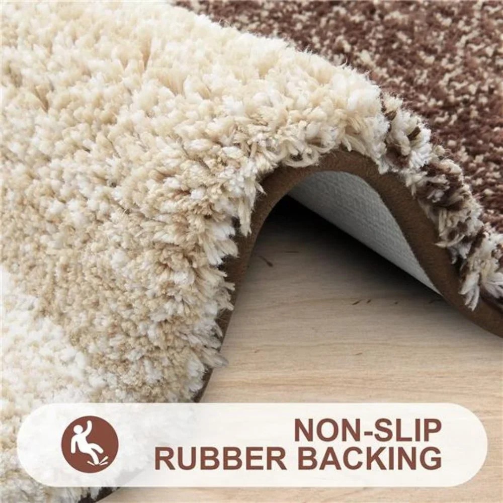 Luxury Bathroom Rug Mat 24x16, Extra Soft and Absorbent Microfiber Bath Rugs